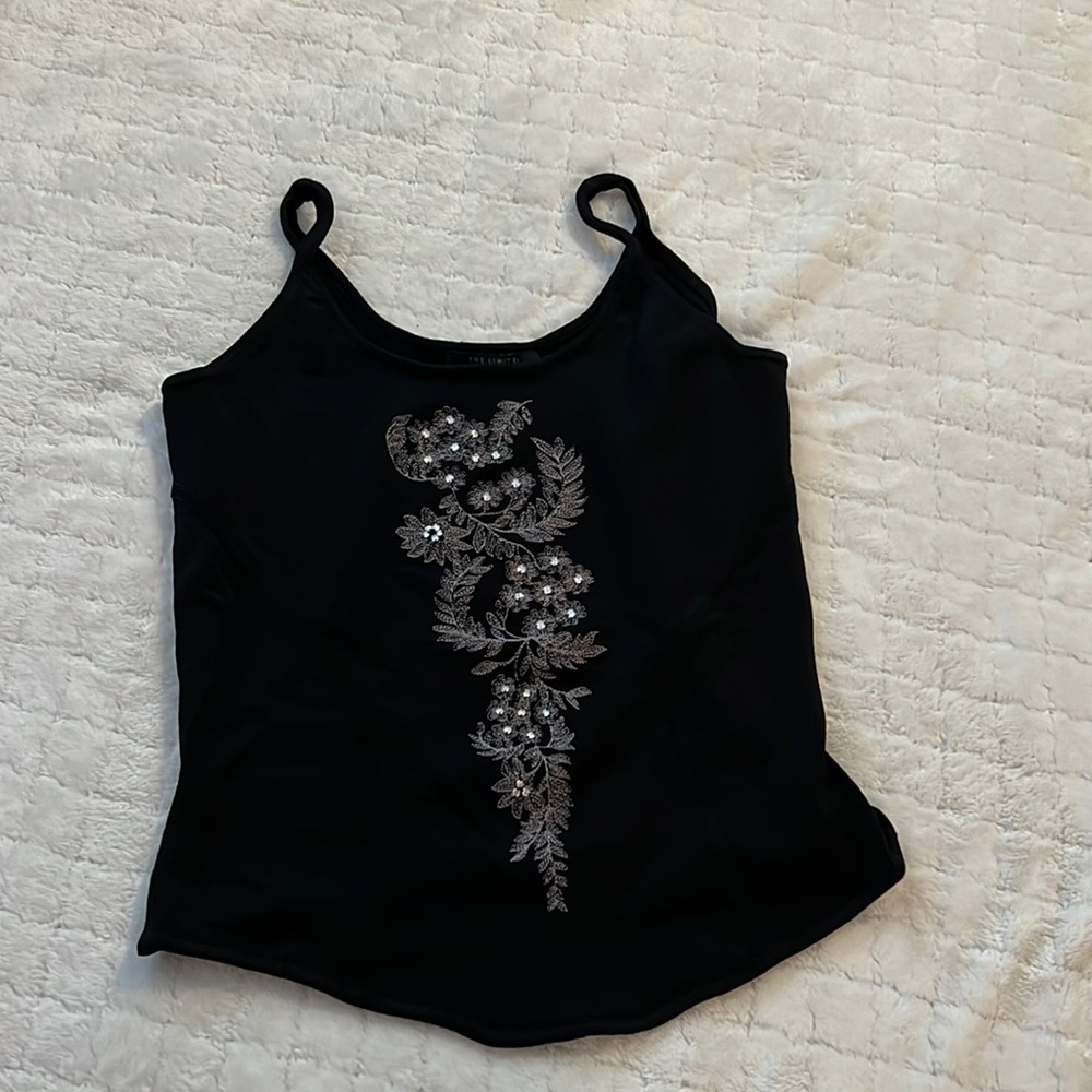 The Limited stretchy crop tank